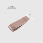 Брелок кожаный для ключей TERGAN 0243  KUM RUSTIC Кофе с молоком