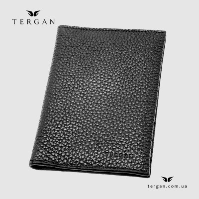 Обложка для паспорта TERGAN 1657 c отделениием для карточек SIYAH FLOATER Черный