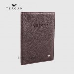 Обложка для паспорта TERGAN 1200 кожаная KAHVE FLOATER Коричневый