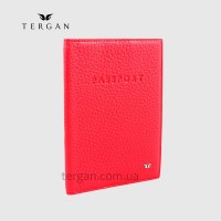Обложка для паспорта TERGAN 1200 кожанаяKIRMIZI FLOATER Красный