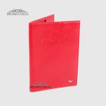 Обложка для паспорта TERGAN 1200 кожаная KIRMIZI RUSTIC Красный