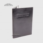 Обложка для паспорта TERGAN 1200 кожаная SIYAH CRISTAL Черный Коричневый