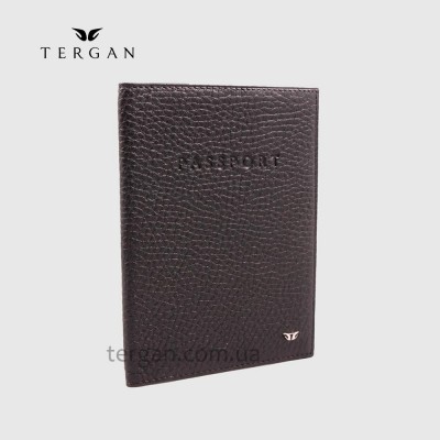 Обложка для паспорта TERGAN 1200 кожанаяSIYAH FLOATER Черный