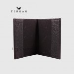 Обложка для паспорта TERGAN 1200 кожаная SIYAH FLOATER Черный