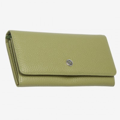 Кошелек женский кожаный TERGAN 5818  ACIK YESIL FLOATER