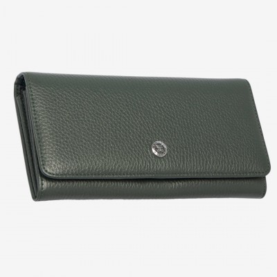 Кошелек женский кожаный TERGAN 5818  KOYU YESIL FLOATER