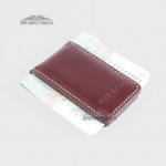 Магнитный зажим для денег из натуральной кожи TERGAN 0234  22TABA VEGETAL Темно Коричневый