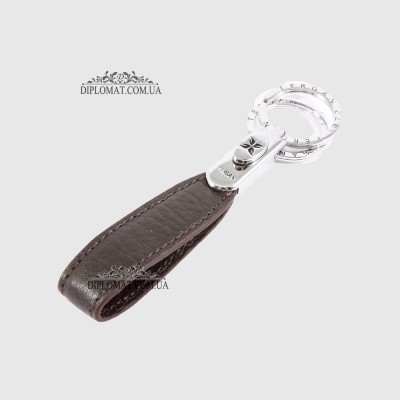Брелок Кожаный TERGAN 0235 Два кольцаKAHVE FLOATER Коричневый