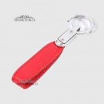 Брелок Кожаный TERGAN 0235 Два кольца KIRMIZI FLOATER Красный/Розовый
