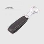 Брелок Кожаный TERGAN 0235 Два кольца SIYAH FLOATER Черный