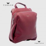 Женский кожаный рюкзак TERGAN 79384 BORDO FLOATER (бордовый) с отделением для планшета и ноутбука до 13