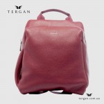 Женский кожаный рюкзак TERGAN 79384 BORDO FLOATER (бордовый) с отделением для планшета и ноутбука до 13