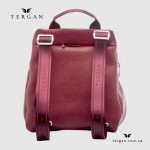 Женский кожаный рюкзак TERGAN 79384 BORDO FLOATER (бордовый) с отделением для планшета и ноутбука до 13