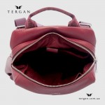 Женский кожаный рюкзак TERGAN 79384 BORDO FLOATER (бордовый) с отделением для планшета и ноутбука до 13