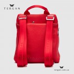 Женский кожаный рюкзак TERGAN 79384 KIRMIZI FLOATER (красный) для планшета и ноутбука до 13