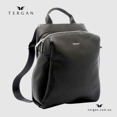 Женский кожаный рюкзак TERGAN 79384 SIYAH FLOATER Черный