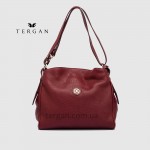 Сумка Женская Кожаная TERGAN 79450  BORDO FLOATER Красный