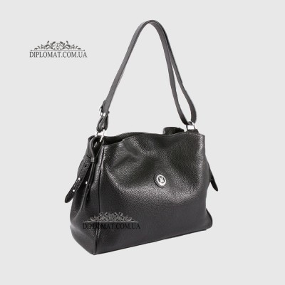 Сумка Женская Кожаная TERGAN 79450 SIYAH FLOATER Черный