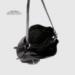 Сумка Женская Кожаная TERGAN 79450  SIYAH FLOATER Черный