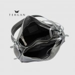 Сумка Женская Кожаная TERGAN 79450  GRI FLOATER Чр