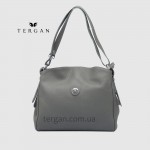 Сумка Женская Кожаная TERGAN 79450  GRI FLOATER Чр