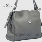 Сумка Женская Кожаная TERGAN 79450  GRI FLOATER Чр