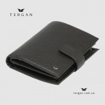Портмоне для документов водителя TERGAN 1108 Кожаное с монетницей  SIYAH LATIGO Черный Черный
