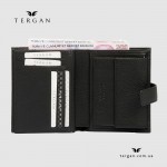 Портмоне для документов водителя TERGAN 1108 Кожаное с монетницей  SIYAH LATIGO Черный Черный