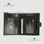 Портмоне для документов водителя TERGAN 1108 Кожаное с монетницей  SIYAH LATIGO Черный Черный
