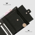 Портмоне для документов водителя TERGAN 1108 Кожаное с монетницей  SIYAH LATIGO Черный Черный