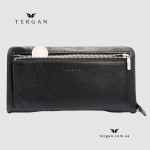 Клатч мужской кожаный небольшого размера TERGAN 1603  SIYAH NAPPA Черный Черный