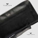 Клатч мужской кожаный небольшого размера TERGAN 1603  SIYAH NAPPA Черный Черный