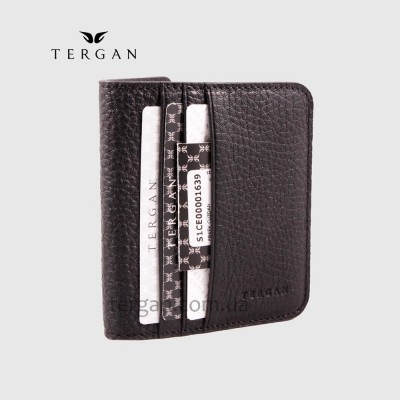 Зажим для денег TERGAN 1639 На магните с 6 отделениями для карточекSIYAH FLOATER Черный