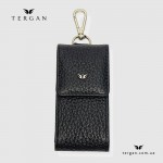 Кожаная ключница TERGAN 095 SIYAH FLOATER для автомобильных ключей, черная 
