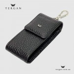 Кожаная ключница TERGAN 095 SIYAH FLOATER для автомобильных ключей, черная 