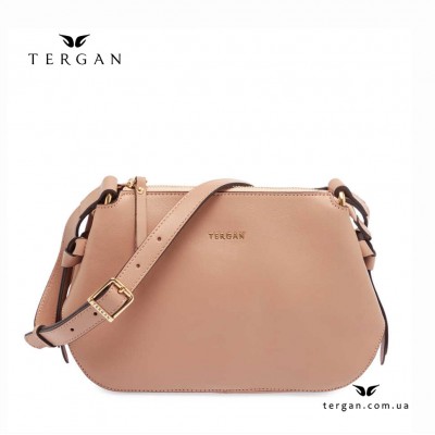 Сумка Женская Кожаная TERGAN 79925 Крос боди NUDE ARSEL